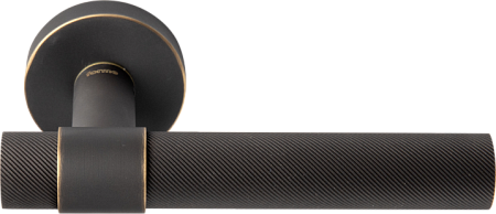 Дверная ручка на розетке Forme 331 ALYA D ЗАТЕМНЕННАЯ БРОНЗА