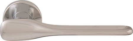 Дверная ручка на розетке 495R Galaxy Матовый хром (FIXA)