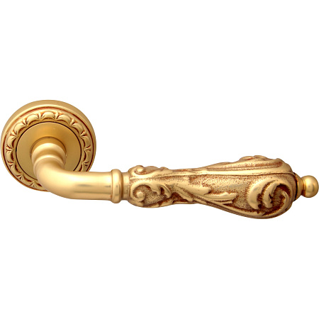 Дверная ручка на розетке 229 D Libra Французское золото