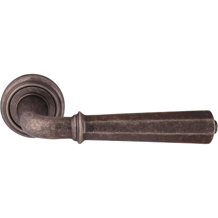 Дверная ручка на розетке Melodia 424V Denver Античное серебро