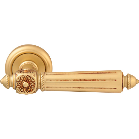 Дверная ручка на розетке 246V Nike Французское золото